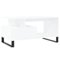 Miniatyrbillede 8 af 11: vidaXL sofabord 90x49x45 cm konstrueret træ hvid