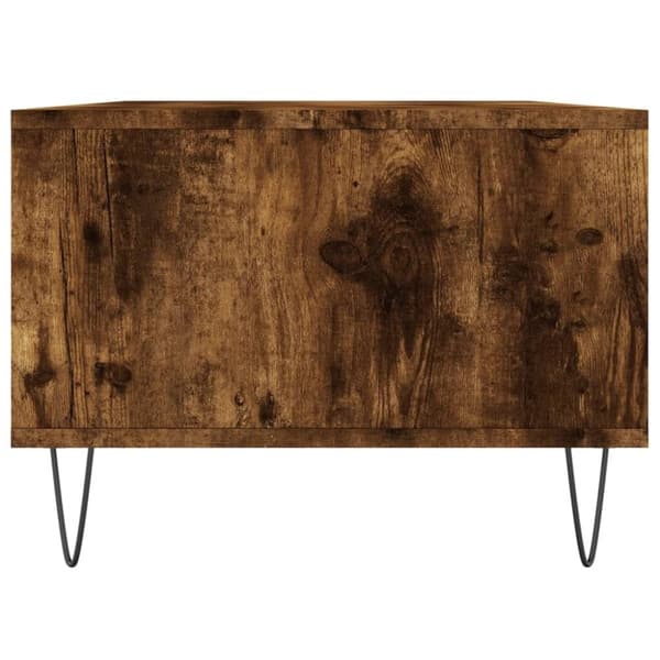 vidaXL Salongbord røkt eik 90x50x36,5 cm konstruert tre