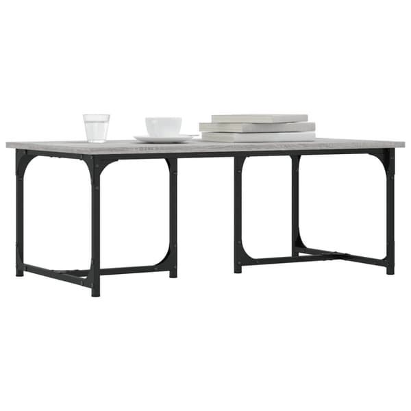 vidaXL Salongbord grå sonoma 90x50x35 cm konstruert tre