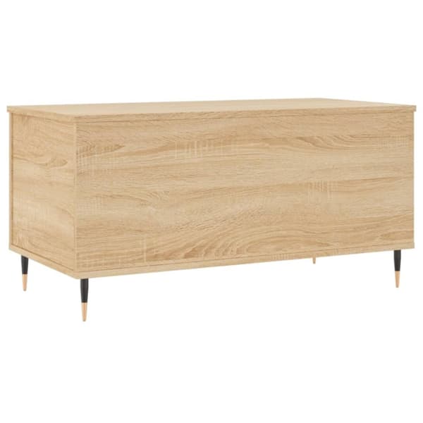 vidaXL Soffbord sonoma-ek 90x44,5x45 cm konstruerat trä