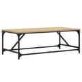Miniatyrbillede 6 af 9: vidaXL sofabord 100x50x35 cm konstrueret træ sonoma-eg