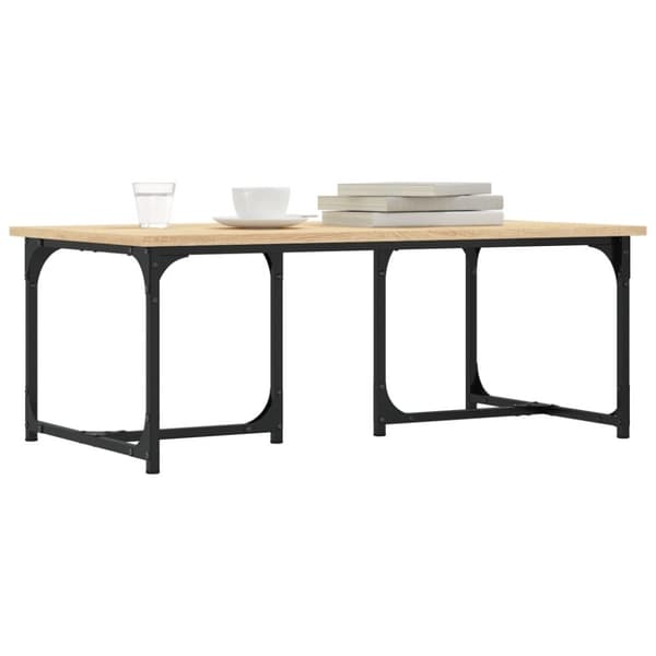 vidaXL sofabord 90x50x35 cm konstrueret træ sonoma-eg