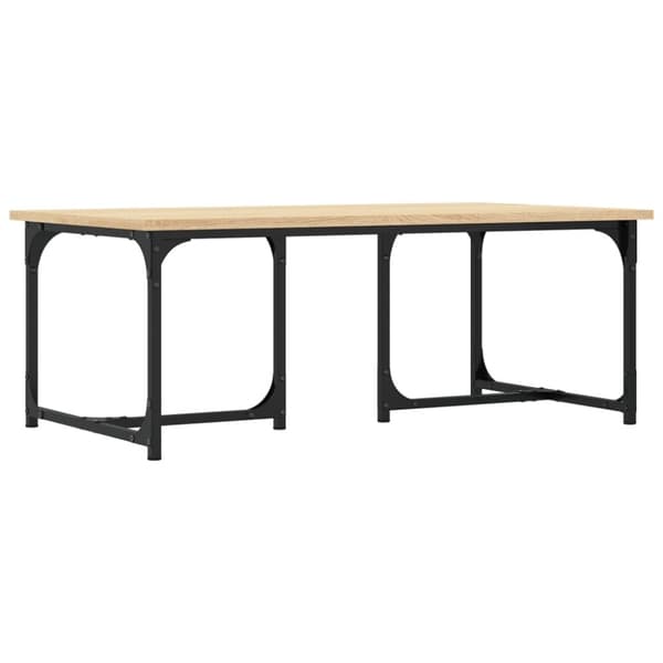vidaXL sofabord 90x50x35 cm konstrueret træ sonoma-eg