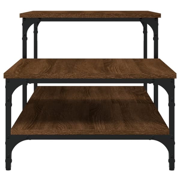 vidaXL sofabord 100x50,5x45 cm konstrueret træ brun egetræsfarve