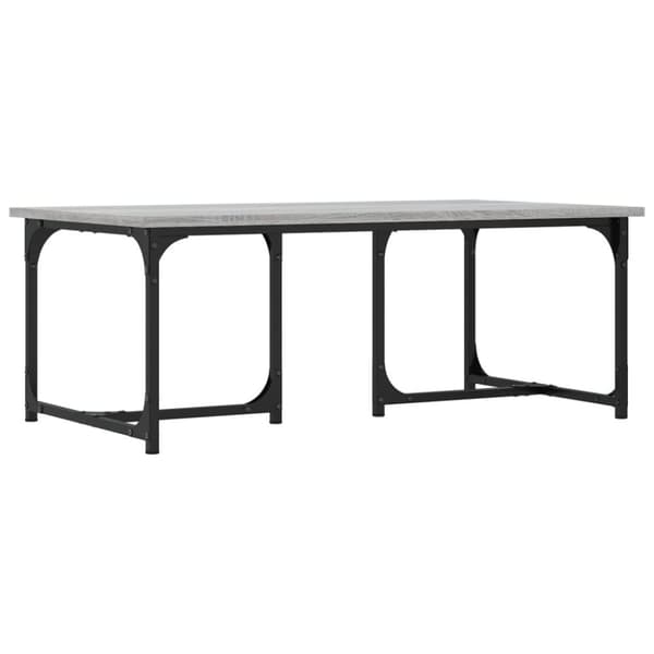 vidaXL sofabord 90x50x35 cm konstrueret træ grå sonoma-eg