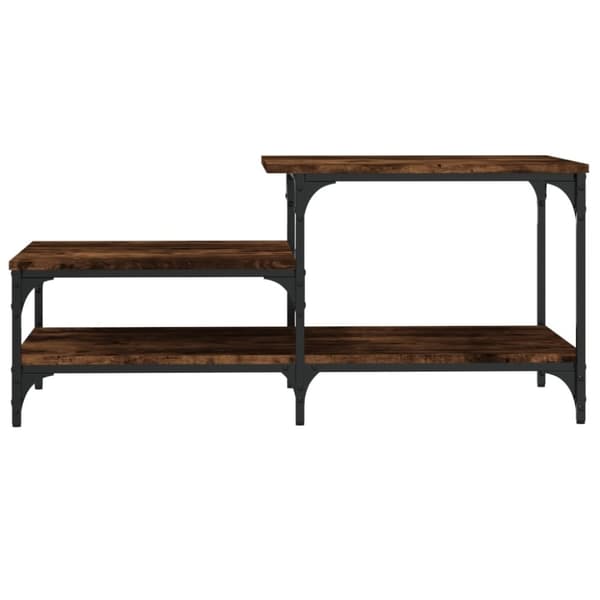 vidaXL sofabord 100x50,5x45 cm konstrueret træ røget egetræsfarve