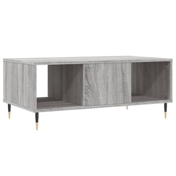 vidaXL sofabord 90x50x36,5 cm konstrueret træ grå sonoma-eg