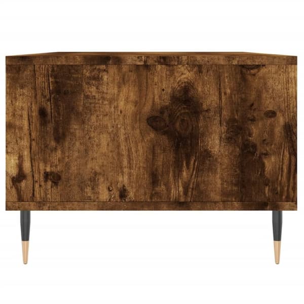 vidaXL Salongbord røkt eik 90x50x36,5 cm konstruert tre