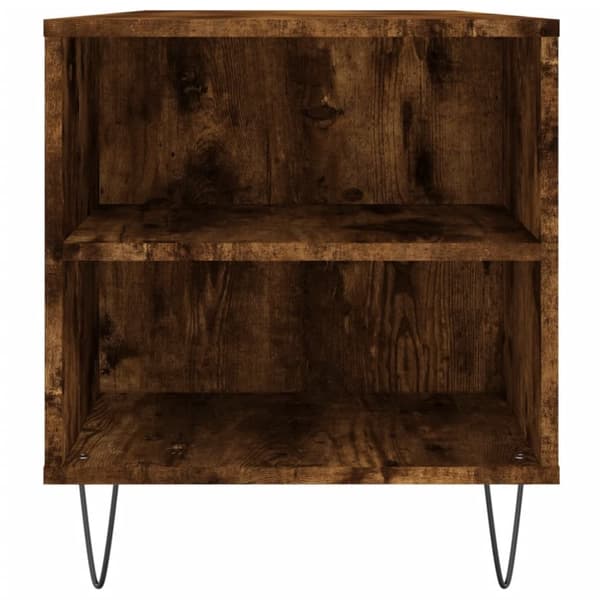 vidaXL sofabord 102x44,5x50 cm konstrueret træ røget egetræsfarve