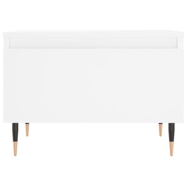 vidaXL Soffbord 2 st vit 50x46x35 cm konstruerat trä