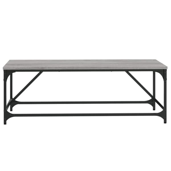 vidaXL Salongbord grå sonoma 100x50x35 cm konstruert tre
