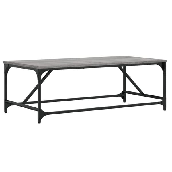 vidaXL Salongbord grå sonoma 100x50x35 cm konstruert tre