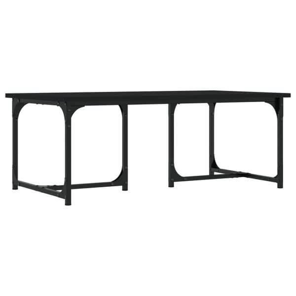 vidaXL Salongbord svart 90x50x35 cm konstruert tre