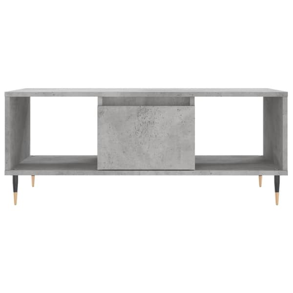 vidaXL Soffbord betonggrå 90x50x36,5 cm konstruerat trä