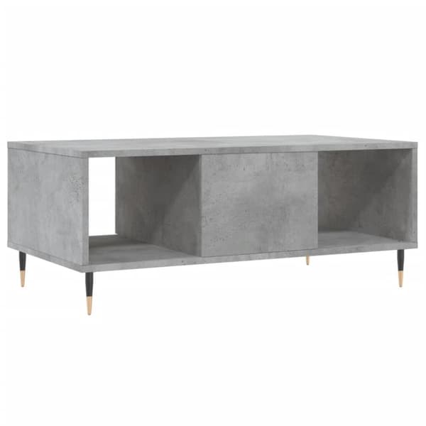 vidaXL Soffbord betonggrå 90x50x36,5 cm konstruerat trä