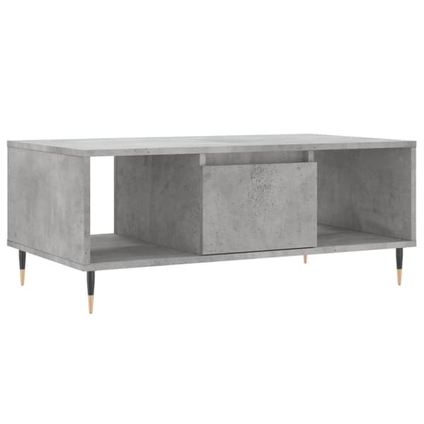 vidaXL Soffbord betonggrå 90x50x36,5 cm konstruerat trä