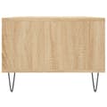 Miniatyrbillede 7 af 11: vidaXL sofabord 90x50x36,5 cm konstrueret træ sonoma-eg