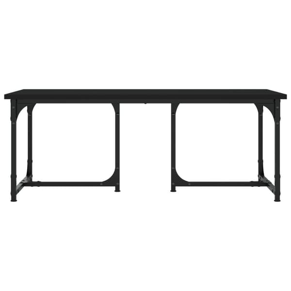 vidaXL sofabord 90x50x35 cm konstrueret træ sort