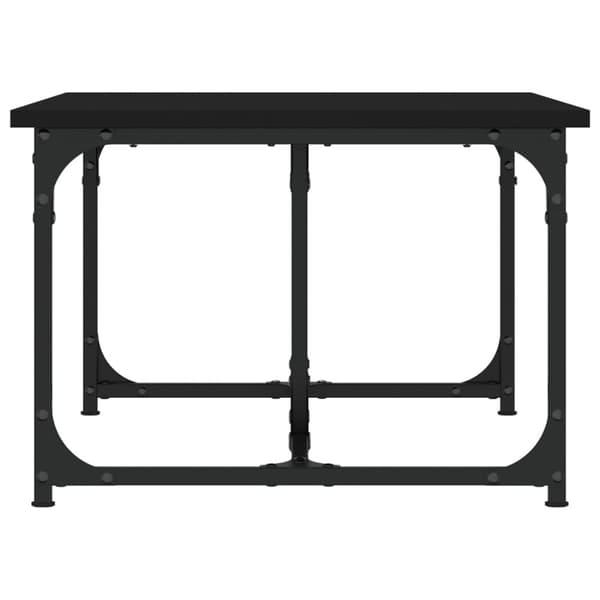 vidaXL sofabord 90x50x35 cm konstrueret træ sort