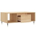 Miniatyrbilde 5 av 11: vidaXL Salongbord sonoma eik 90x50x36,5 cm konstruert tre