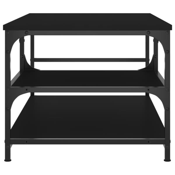 vidaXL Salongbord svart 90x49x40 cm konstruert tre