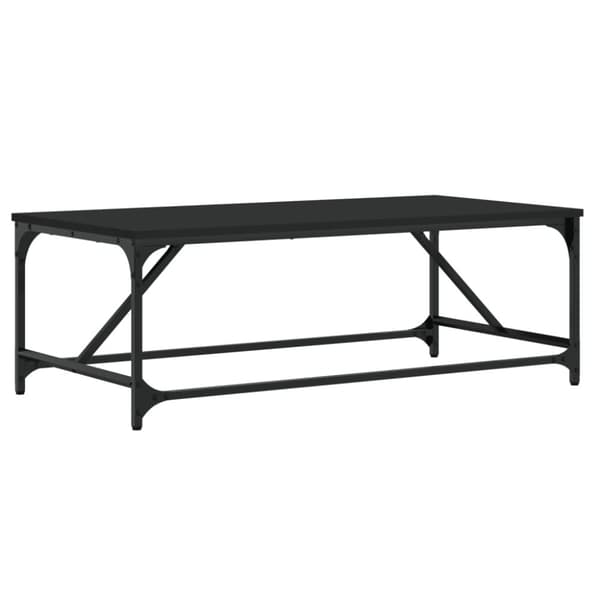 vidaXL Salongbord svart 100x50x35 cm konstruert tre