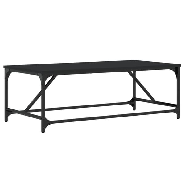 vidaXL Salongbord svart 100x50x35 cm konstruert tre