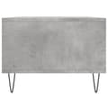 Miniatyrbilde 7 av 11: vidaXL Salongbord betonggrå 90x50x36,5 cm konstruert tre