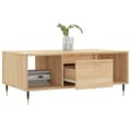 Miniatyrbillede 3 af 11: vidaXL sofabord 90x50x36,5 cm konstrueret træ sonoma-eg