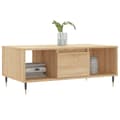 Miniatyrbillede 2 af 11: vidaXL sofabord 90x50x36,5 cm konstrueret træ sonoma-eg