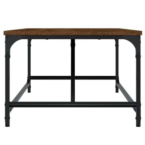 vidaXL sofabord 100x50x35 cm konstrueret træ brun egetræsfarve