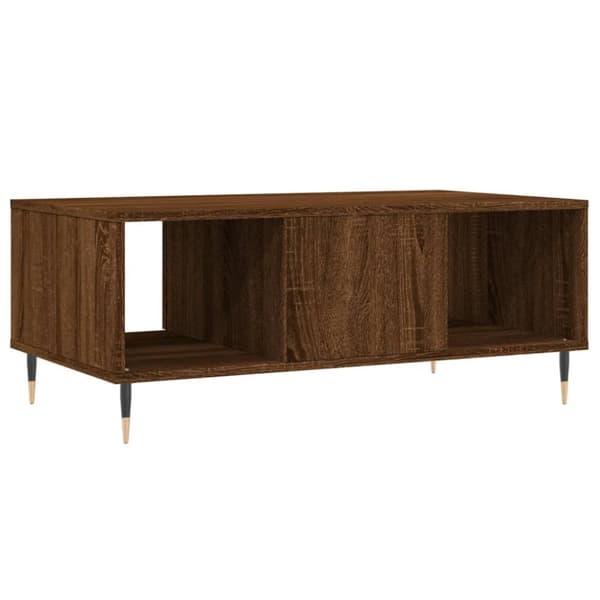 vidaXL Sohvapöytä ruskea tammi 90x50x36,5 cm tekninen puu