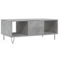 Pikkukuva 8 / 11: vidaXL Sohvapöytä betoninharmaa 90x50x36,5 cm tekninen puu