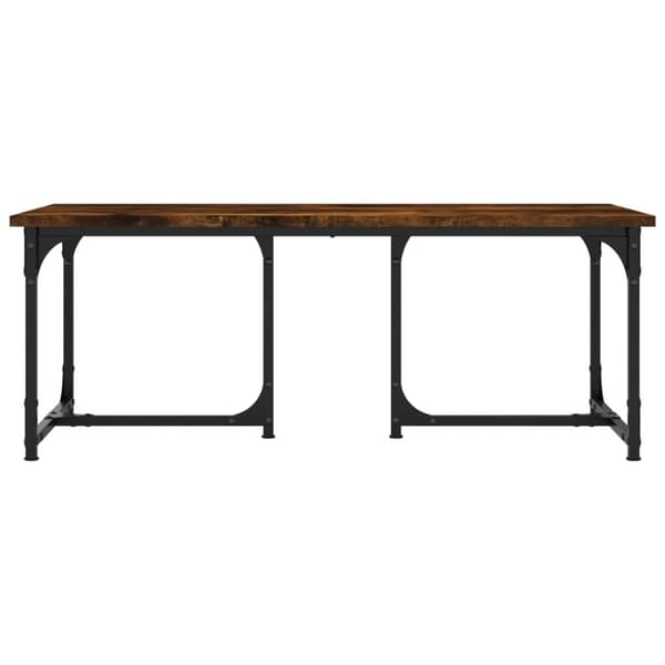 vidaXL Sohvapöytä savutammi 90x50x35 cm tekninen puu