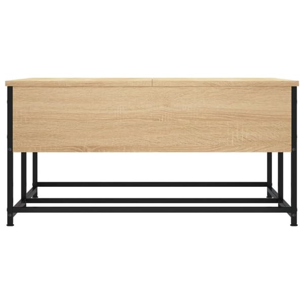 vidaXL Salongbord sonoma eik 80x80x40 cm konstruert tre