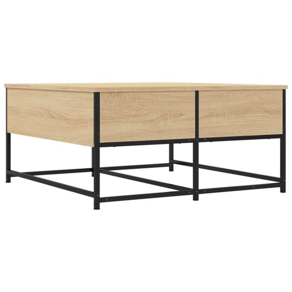 vidaXL Salongbord sonoma eik 80x80x40 cm konstruert tre