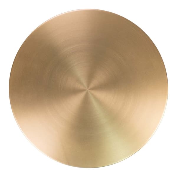 Lecco sofabord , hjørnebord Ø51cm marmor messing, marmor.