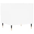Miniatyrbilde 8 av 11: vidaXL Salongbord hvit 50x46x50 cm konstruert tre
