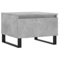 Miniatyrbilde 5 av 11: vidaXL Saongbord 2 stk betonggrå 50x46x35 cm konstruert tre