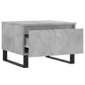 Miniatyrbilde 7 av 11: vidaXL Saongbord 2 stk betonggrå 50x46x35 cm konstruert tre