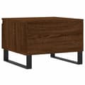 Miniatyrbilde 9 av 11: vidaXL Salongbord 2 stk brun eik 50x46x35 cm konstruert tre
