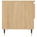 Miniatyrbilde 8 av 11: vidaXL Salongbord 2 stk sonoma eik 50x46x50 cm konstruert tre