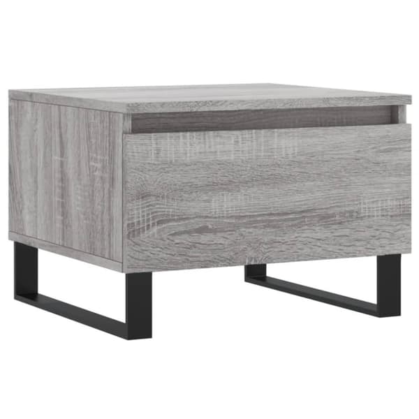 vidaXL Salongbord 2 stk grå sonoma 50x46x35 cm konstruert tre