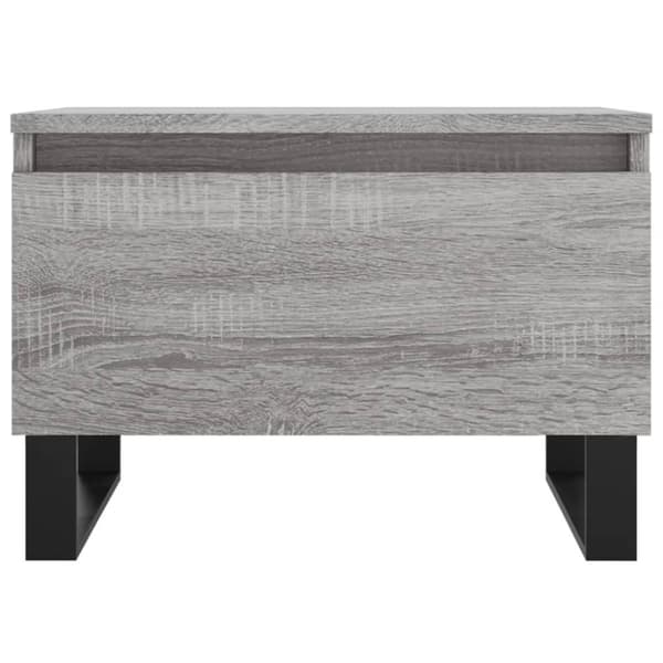 vidaXL Salongbord 2 stk grå sonoma 50x46x35 cm konstruert tre