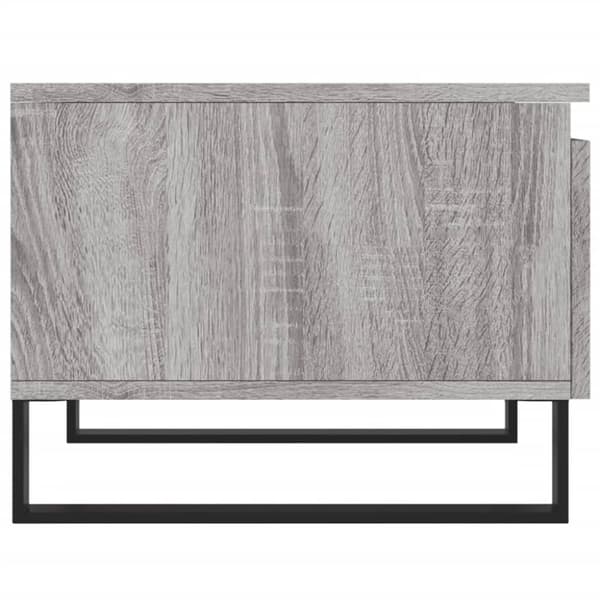 vidaXL Salongbord 2 stk grå sonoma 50x46x35 cm konstruert tre