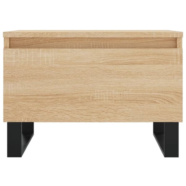 vidaXL Soffbord 2 st sonoma-ek 50x46x35 cm konstruerat trä