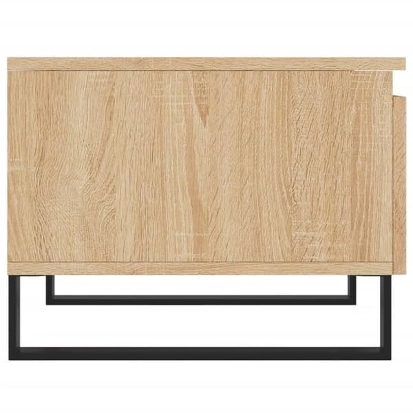 vidaXL Soffbord 2 st sonoma-ek 50x46x35 cm konstruerat trä