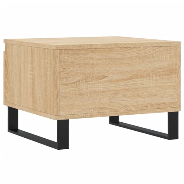 vidaXL Soffbord 2 st sonoma-ek 50x46x35 cm konstruerat trä