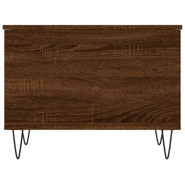 vidaXL Salongbord brun eik 60x44,5x45 cm konstruert tre