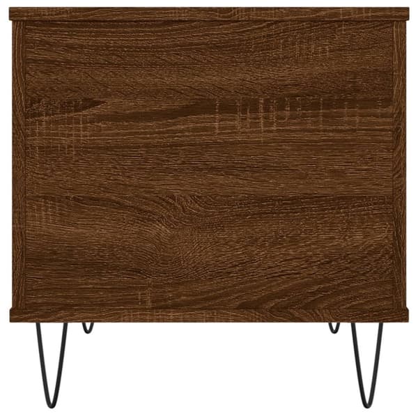 vidaXL Salongbord brun eik 60x44,5x45 cm konstruert tre